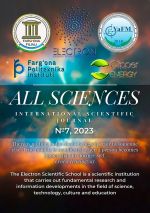 Скачать книгу All sciences. №7, 2023. International Scientific Journal автора Ibratjon Aliyev