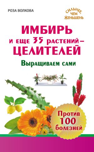 обложка книги Имбирь и еще 35 растений-целителей. Выращиваем сами. Против 100 болезней автора Роза Волкова