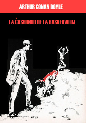 обложка книги La ĉashundo de la Baskerviloj автора Артур Дойл
