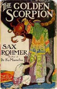 обложка книги Золотой скорпион автора Сакс Ромер
