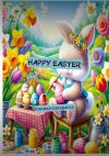 Книга Happy Easter. Книжка-раскраска автора Moon by Mia Chev