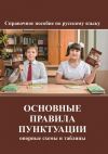 Книга Основные правила пунктуации. опорные схемы и таблицы автора Коллектив авторов