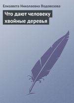 Скачать книгу Что дают человеку хвойные деревья автора Елизавета Водовозова