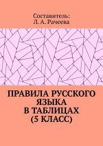 Скачать книгу Правила русского языка в таблицах (5 класс) автора Л. Рачеева