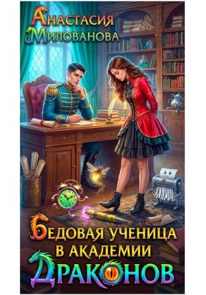 обложка книги Бедовая ученица в академии драконов автора Анастасия Милованова