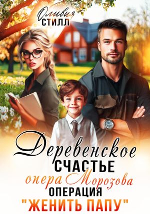 обложка книги Деревенское счастье опера Морозова, или операция Женить папу автора Оливия Стилл