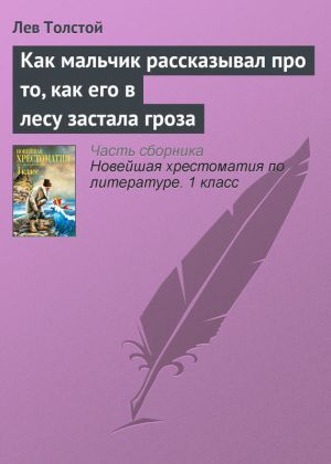 обложка книги Как мальчик рассказывал про то, как его в лесу застала гроза автора Лев Толстой