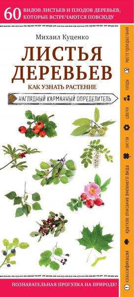 обложка книги Листья деревьев. Как узнать растение автора Михаил Куценко