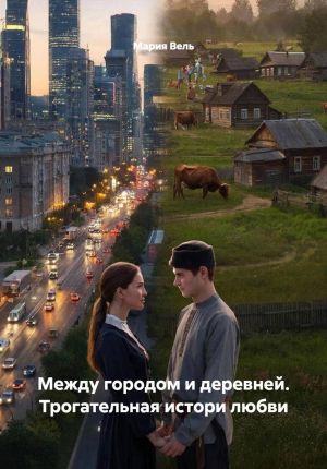 обложка книги Между городом и деревней. Трогательная истори любви автора Мария Вель