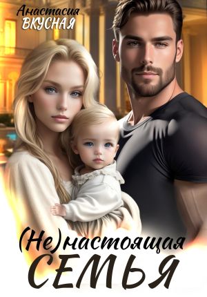 обложка книги (Не)настоящая семья автора Анастасия Вкусная