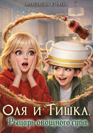 обложка книги Оля и Тишка. Рыцарь овощного супа автора Анастасия Кураева