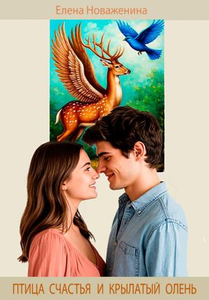 обложка книги Птица счастья и крылатый олень автора Елена Новаженина