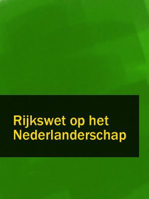обложка книги Rijkswet op het Nederlanderschap автора Nederland