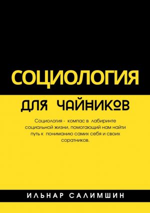 обложка книги Социология для чайников автора Ильнар Салимшин