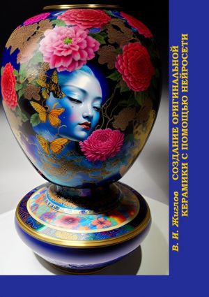 обложка книги Создание оригинальной керамики с помощью нейросети. Китайские фарфоровые вазы автора Валерий Жиглов