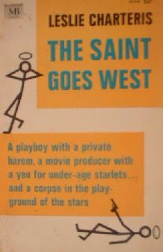 обложка книги Святой едет на Запад автора Лесли Чартерис