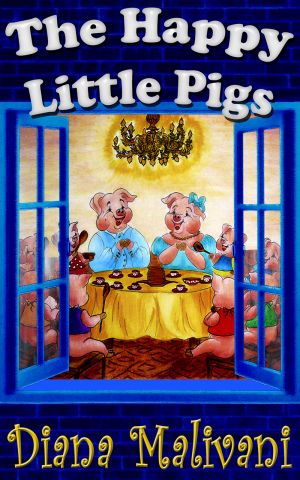 обложка книги The Happy Little Pigs автора Diana Malivani