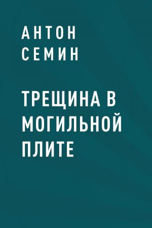 обложка книги Трещина в могильной плите автора Антон Семин