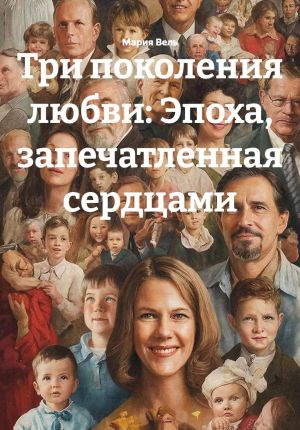 обложка книги Три поколения любви: Эпоха, запечатленная сердцами автора Мария Вель