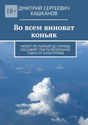 обложка книги Во всем виноват коньяк. Может ли пьяный до синевы пассажир спасти воздушное судно от катастрофы автора Дмитрий Кашканов