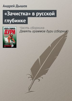 обложка книги «Зачистка» в русской глубинке автора Андрей Дышев