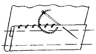 Подшивочный стежок. Схема потайных подшивочных стежков. Потайной подшивочный стежок. Потайной подшивочный шов. Потайной подшивочный шов схема.