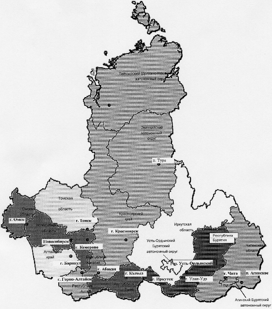 Усть ордынский бурятский автономный округ область. Усть-Ордынский Бурятский автономный округ на карте. Сибирский федеральный округ. Усть Ордынский автономный округ на карте. Административная карта Сибирского федерального округа.
