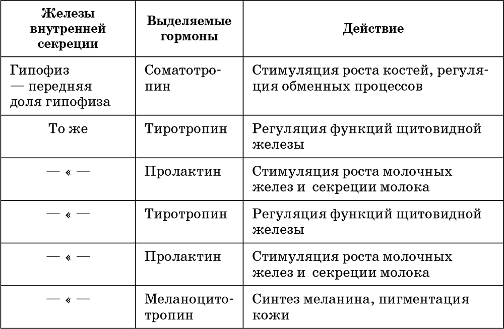 Какой гормон вырабатывают железы внутренней секреции обозначенные на рисунке 1