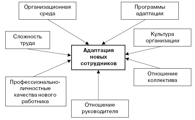 Схема адаптации персонала