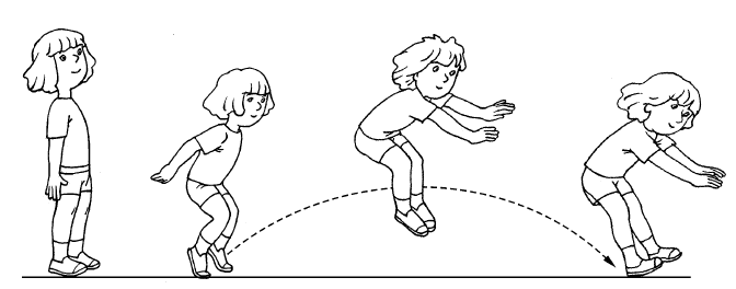Картинка прыжки в длину с места для детей