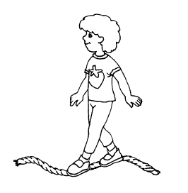 Бег на носочках картинка для детей
