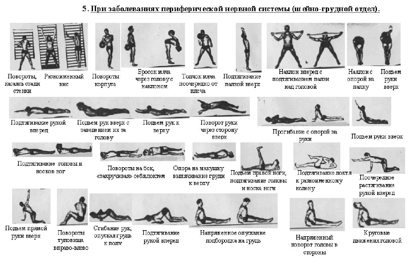 Упражнения амосова в картинках