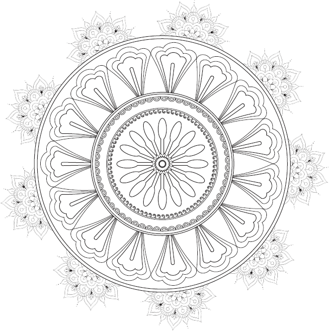 Мандала рисунок для исполнения желания рисунок