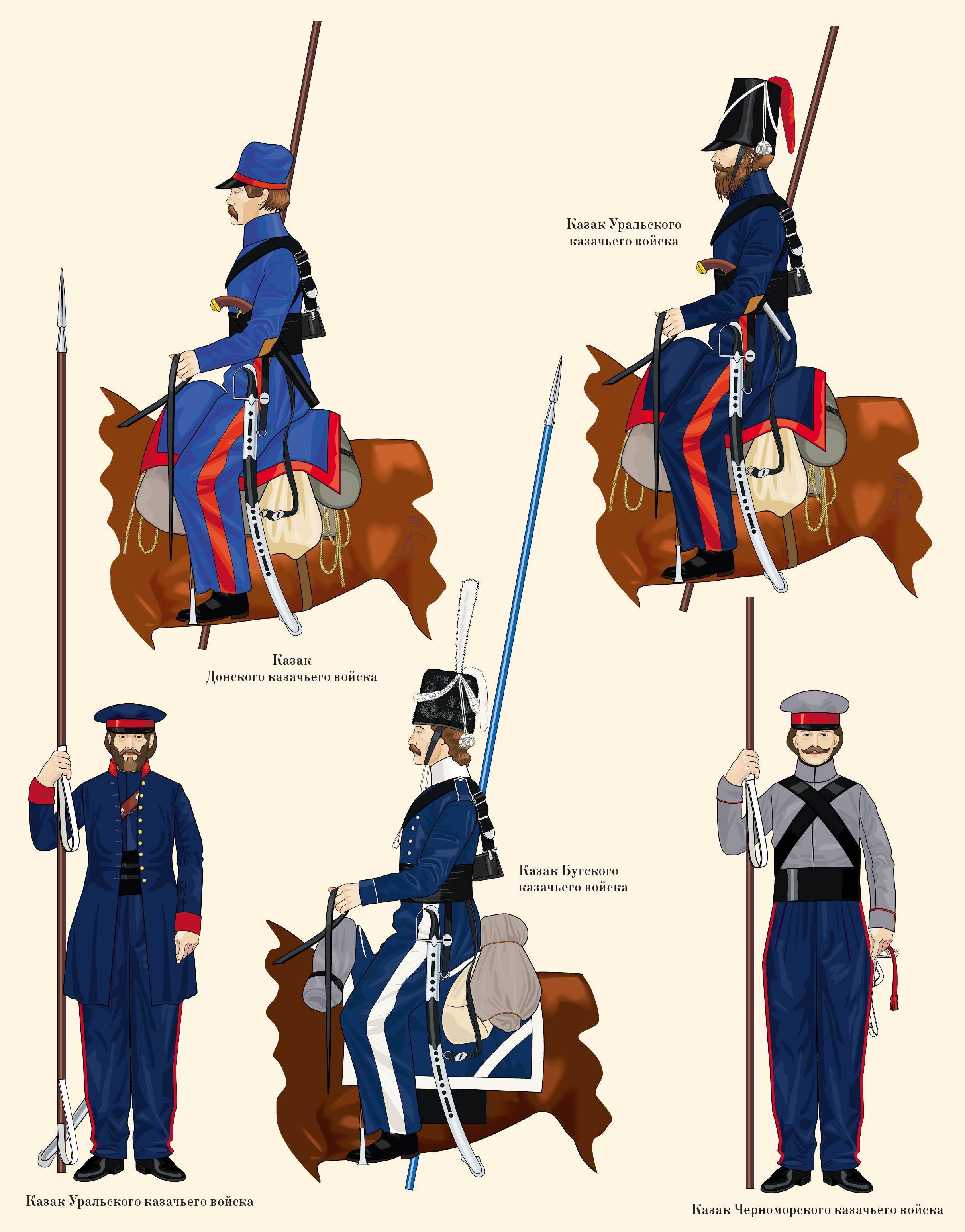 форма лейб гвардии атаманского полка