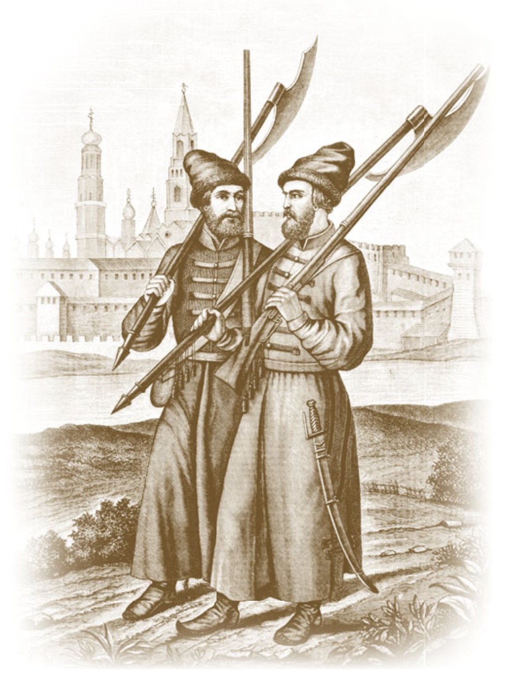 Стрельцы московских Стрелецких полков 1674 г.