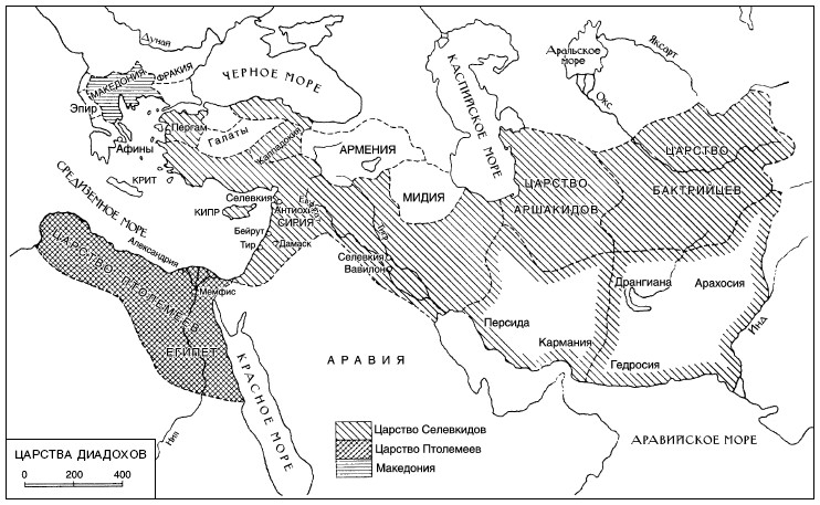 Государство селевкидов карта