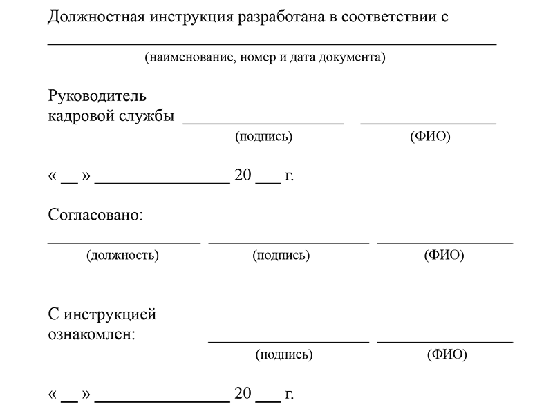 Настоящая должность