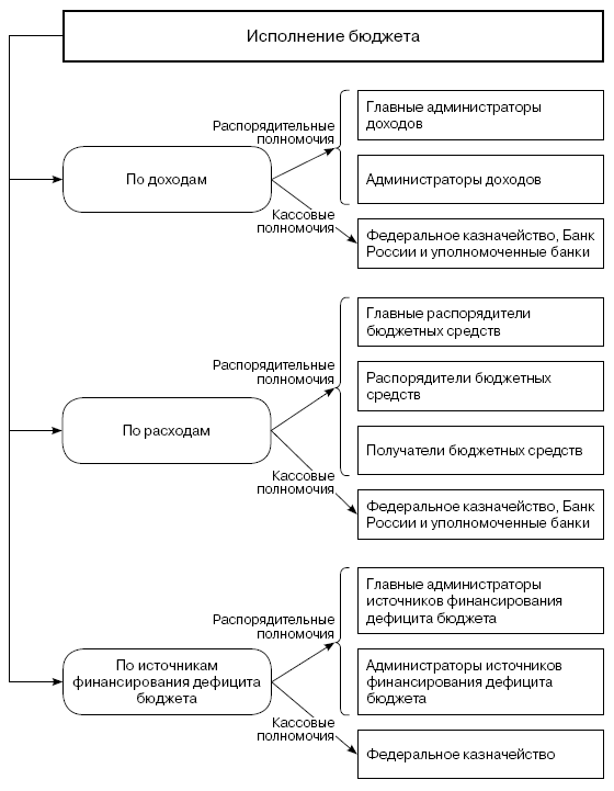 Схема кассовое исполнение бюджета