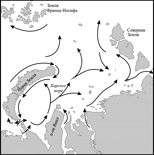 Морские течения карского и черного моря. Схема течений Карского моря. Морские течения Карского моря. Карта течений Карского моря. Схема течений Баренцева моря.