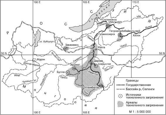 Карта реки селенга в бурятии