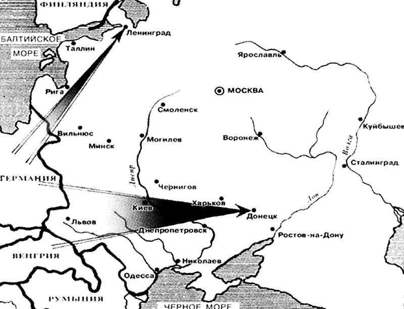 Карта людиновского района 1941 года