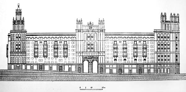 Сталинский ампир рисунок