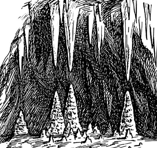 Его отец дюран горный король сумрачного бастиона. Пещера карандашом. В пещере горного короля. Сталактиты и сталагмиты Графика. Пещера короля.