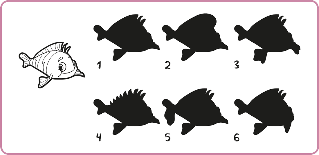 Силуэты рыб 1 класс. Найди тень рыбки. Найди тень рыбки для детей. Рыбки Найди тень задания детям. Тени рыб задания для дошкольников.