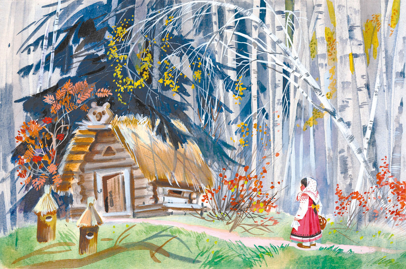 Детские рисунки к сказкам мамина сибиряка