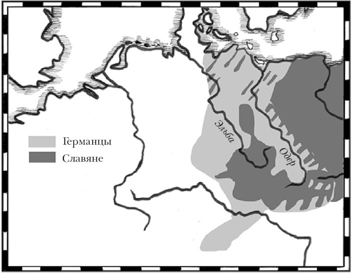 Лужицкая сербия карта