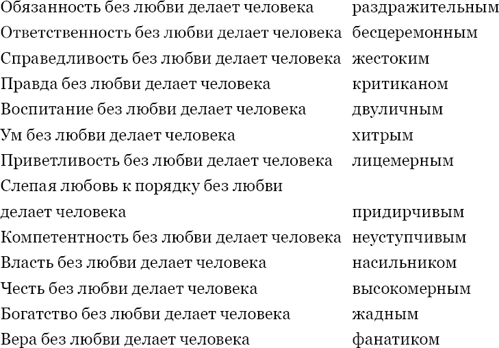 Валентину москаленко зависимость семейная болезнь. Обязанность без любви делает человека. Когда любви «слишком много». Как стать счастливой в любви и браке. Ответственность без любви делает человека бесцеремонным. Правда без любви делает человека критиканом.