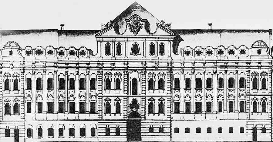 Б растрелли разработал проект здания шляхетского корпуса в петербурге