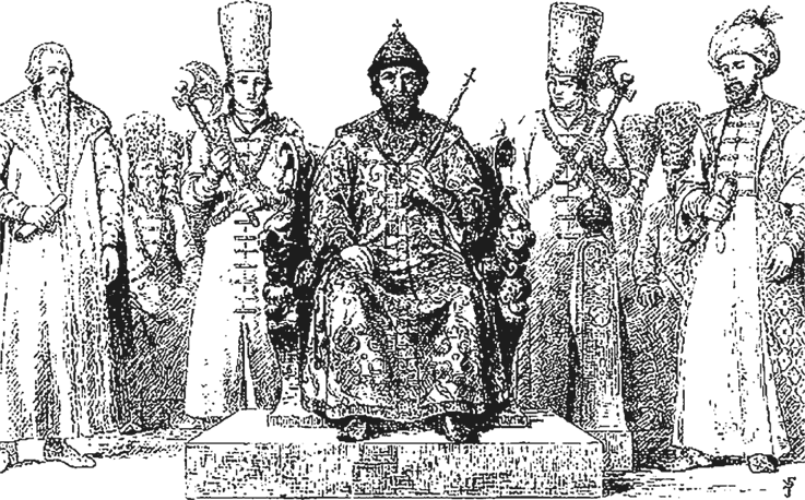 Сильное боярство было. Венчание Василия III Иоанновича и Елены Глинской 21 января 1526 год.