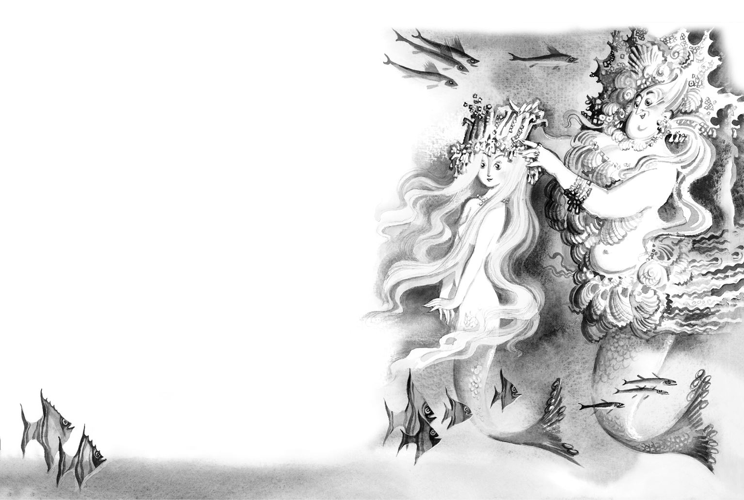 Рисунок снежная королева андерсен